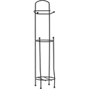 Derouleur et reserve papier wc metal - noir mat