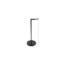 Reserve et derouleur papier wc metal - noir