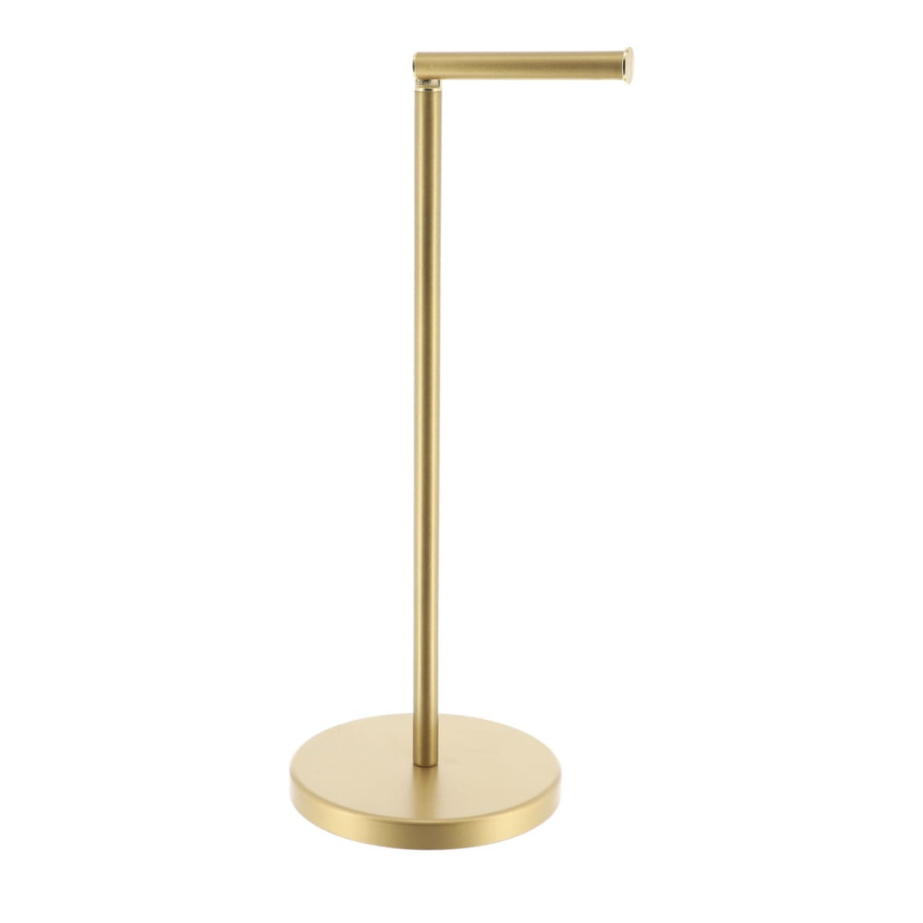 Reserve et derouleur papier wc metal - dore