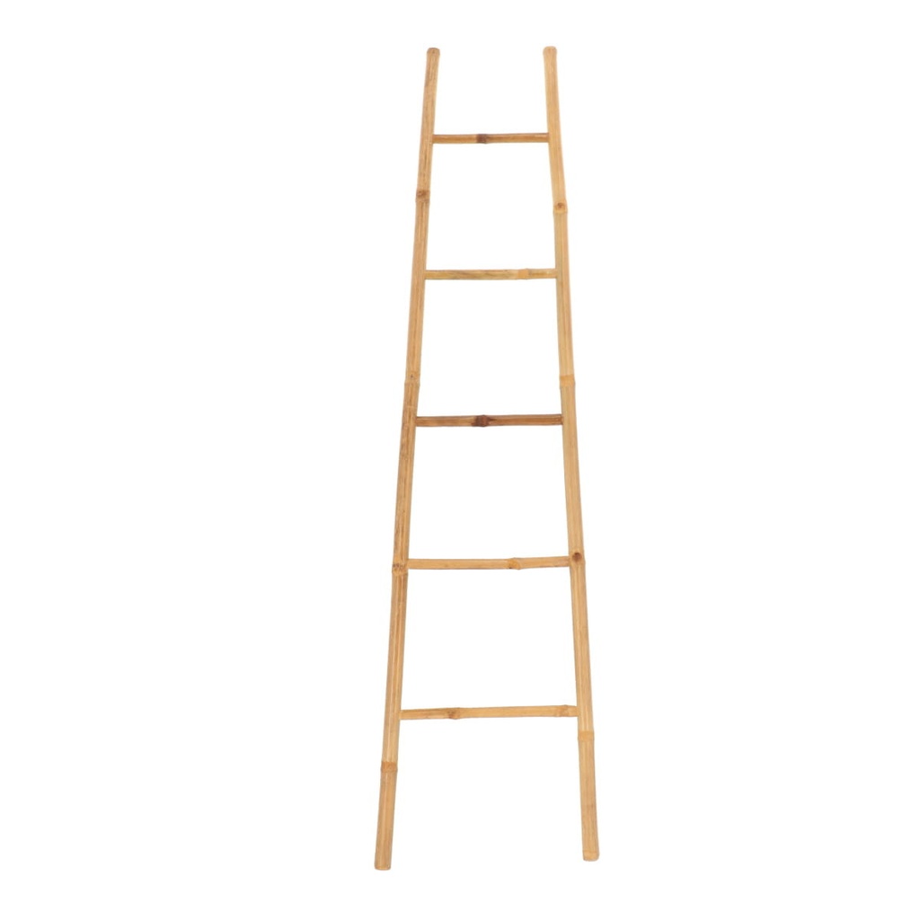 Echelle porte serviettes pm evasee 5 barreaux 100% bambou - bambou