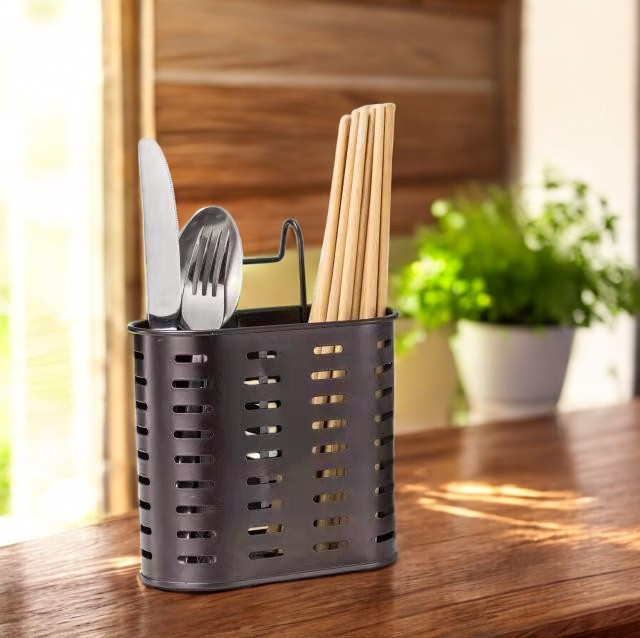 Egouttoir en métal en forme oval