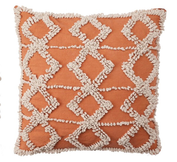 Coussin gliss orange