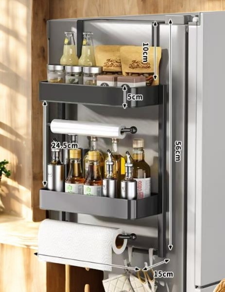 Étagère murale fonctionnelle en métal