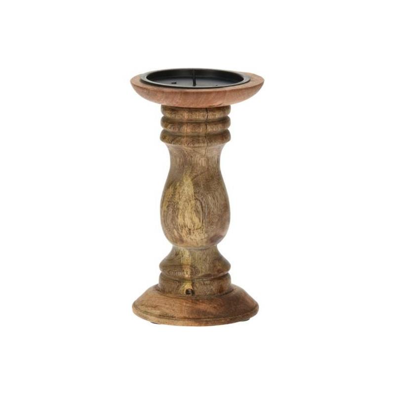 Candle holder 20cm natural