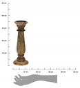 Chandelier en bois 36cm naturel