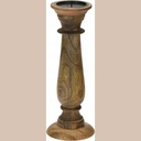 Chandelier en bois 36cm naturel