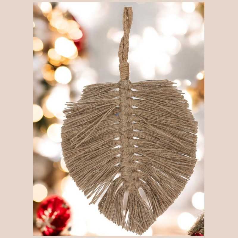Plume en jute 16 cm modèle 2