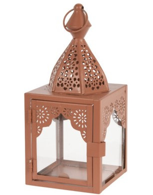 Lanterne couleur marron 