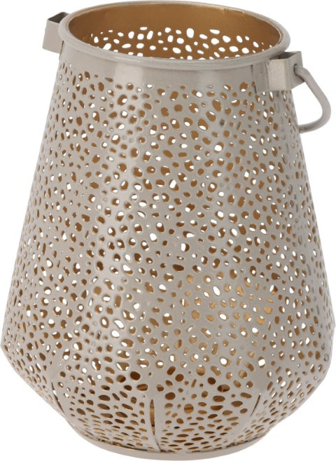 Lanterne avec poignée - taupe