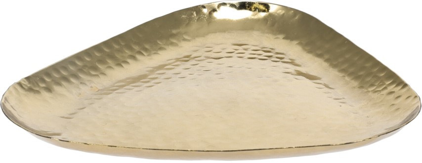 Plateau dore 16x16cm