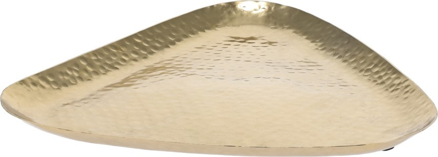 Plateau dore 21.5x20.5cm