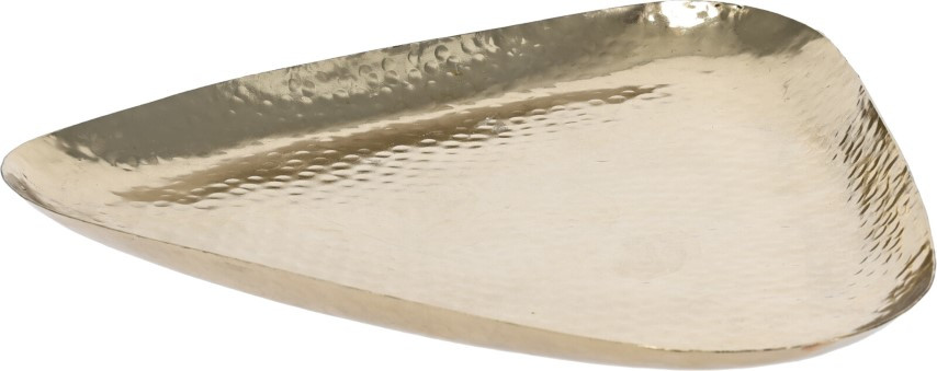 Plateau dore 25.5x26cm