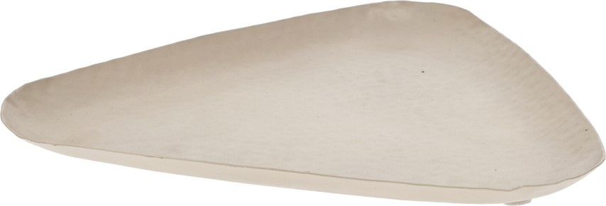 Plateau en finition blanc boue