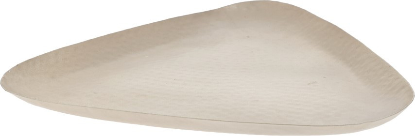 Plateau en finition blanc boue