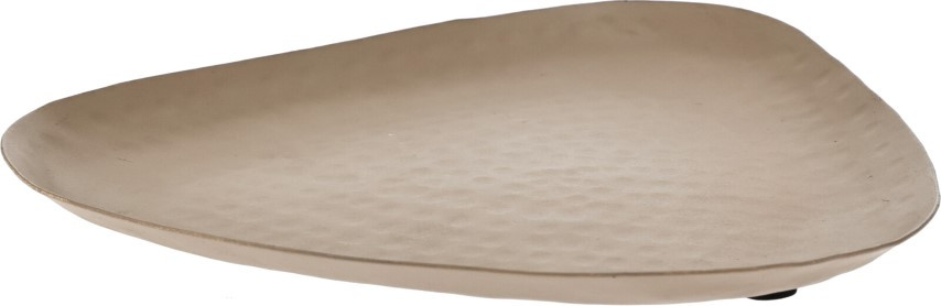 Plateau taupe 16x16cm