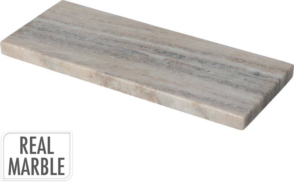 Plateau marbre sable 25x10cm