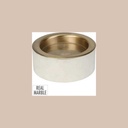 Marbre porte bougie 6x10 cm