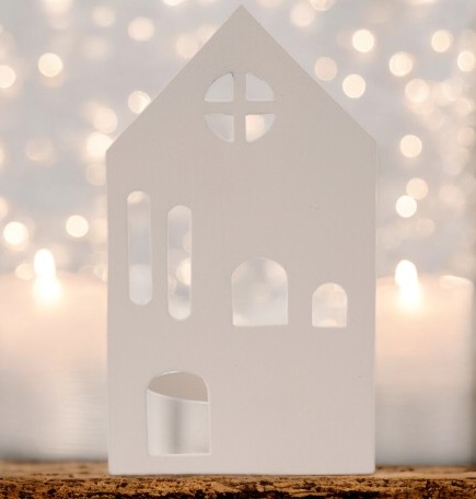 Photophore en métal 6x10 cm modèle 1