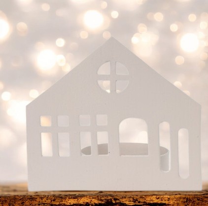 Photophore en métal 6x10 cm modèle 4