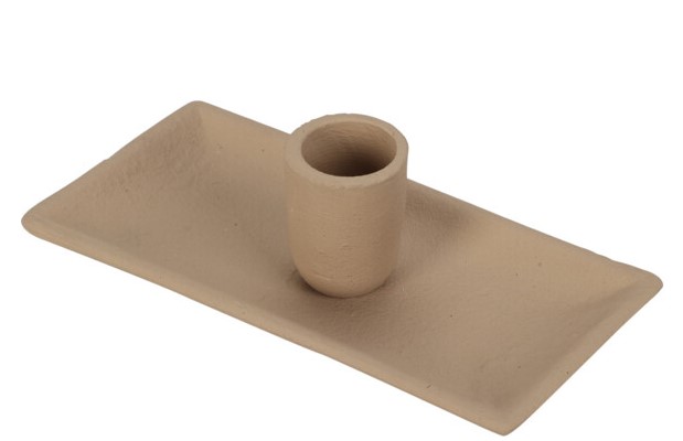 Bougeoir poterie rectangle