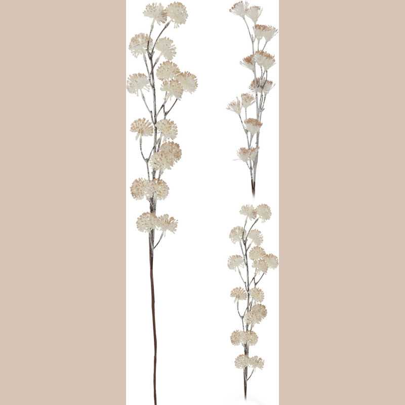 Branch with white flowers 65cm