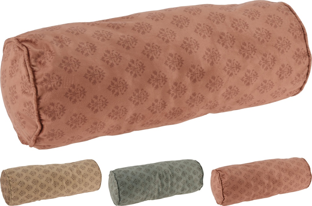 Coussin 45x15cm rond  coul