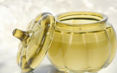 Bougie parfumée citrouille vert anis en verre parfum citrouille 8 cm