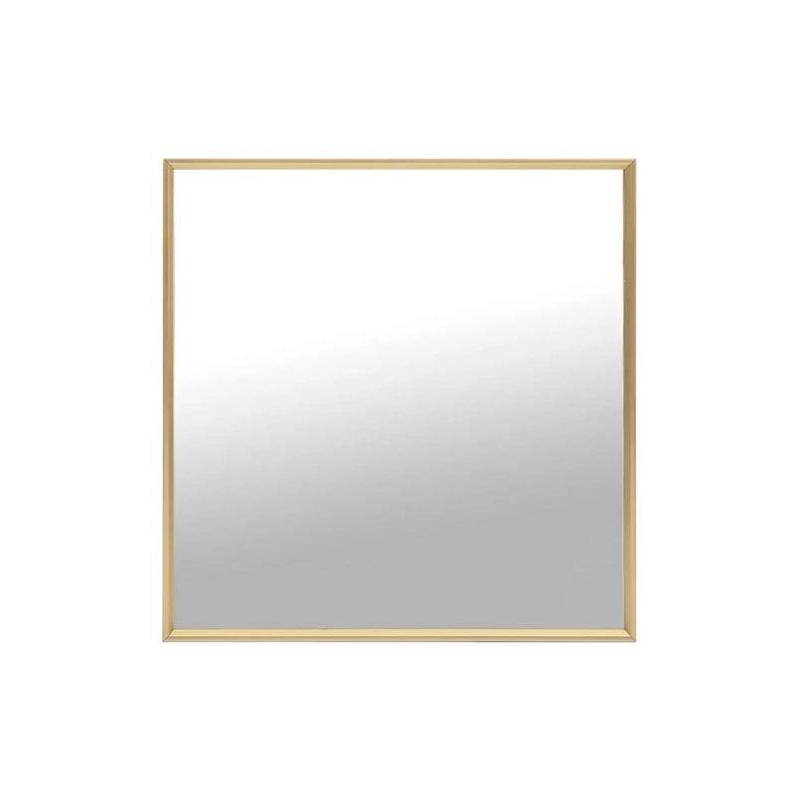 Plate mirror doré 25cm - carré