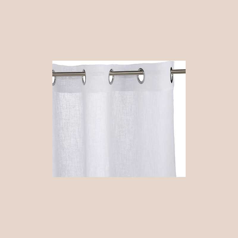 Voilage fred blanc 140x240