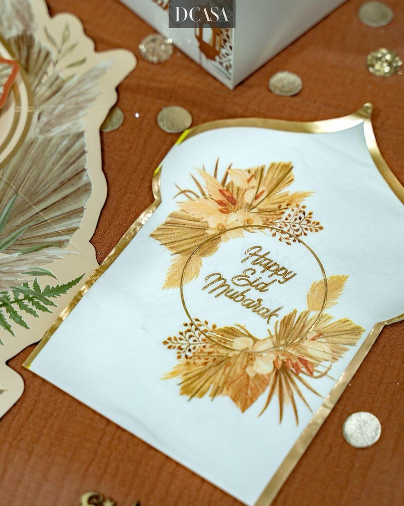 Lot de 20 serviettes "casablanca"