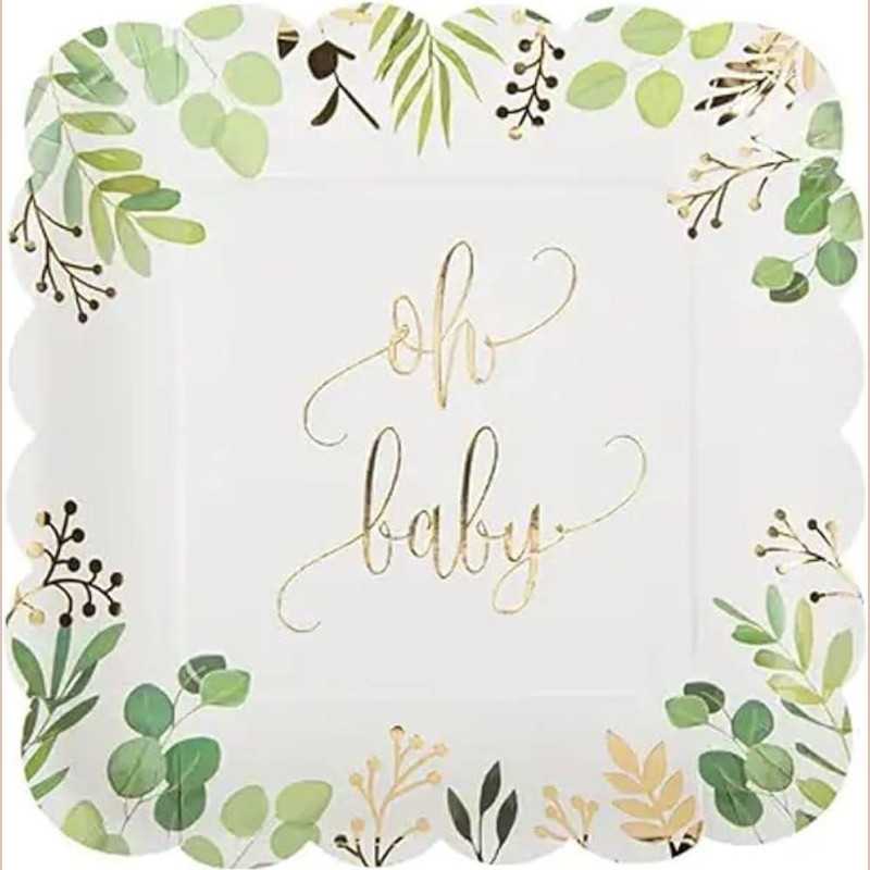 Assiettes oh baby x 8