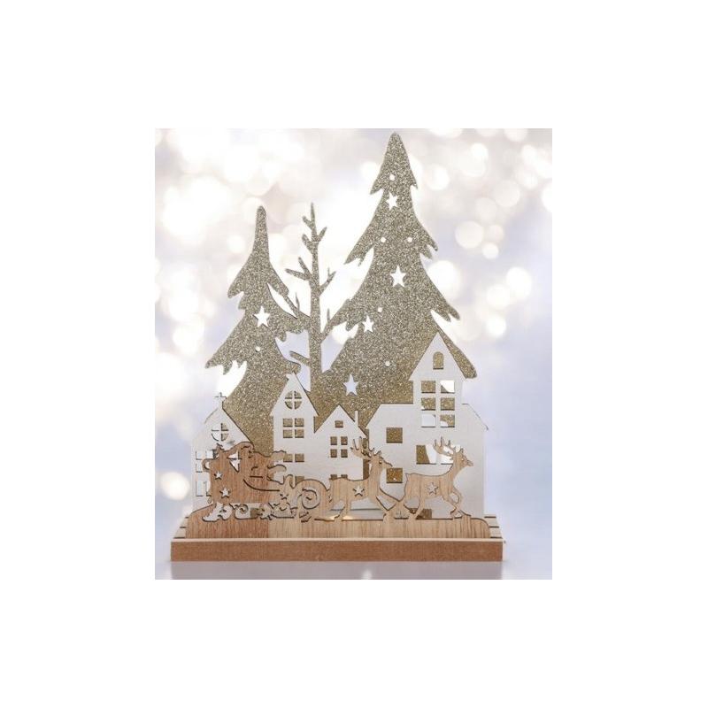 Lampe de table de noël 15 cm modèle 2