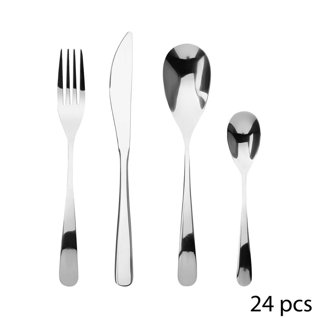 Ménagère inox 24 pièces MESA  