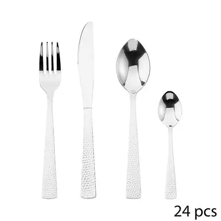 Menagere inox 24p d'oro