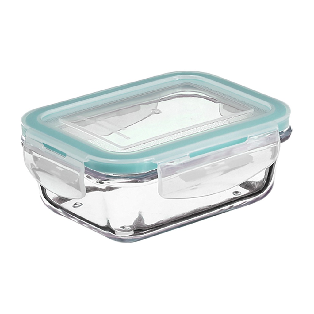 Boite rect verre 0,8l clipeat