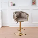 Chaise de bar Laora taupe