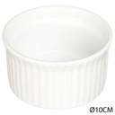 Ramequin 9cm ceram blanc