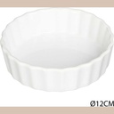 Moule à tartelette 12cm ceram blanc