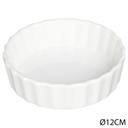 Moule à tartelette 12cm ceram blanc