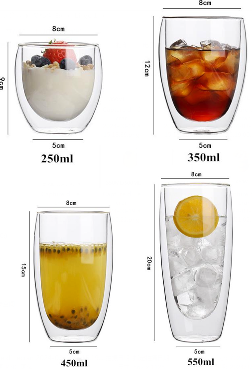 Verre double paroi 250ml