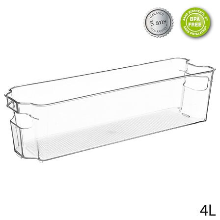 Bac rangement frigo en PET 4L SF  