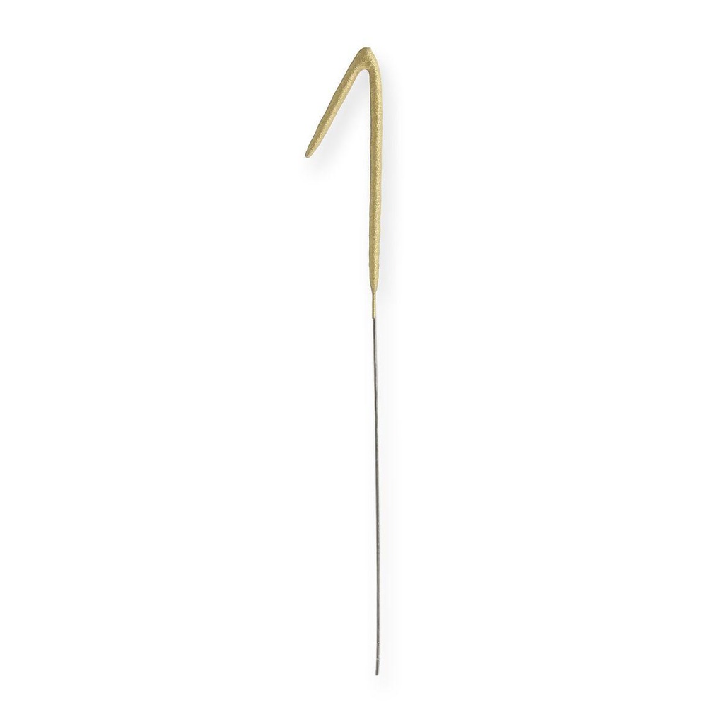 Bougie chiffre scintillante 01