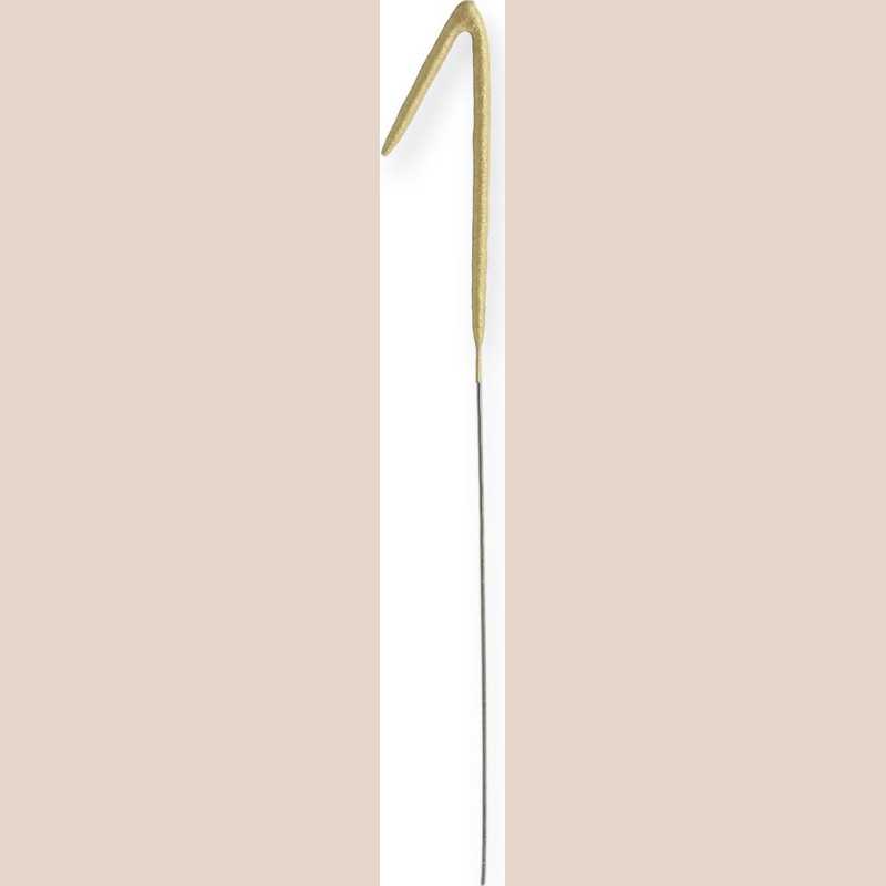 Bougie chiffre scintillante 01