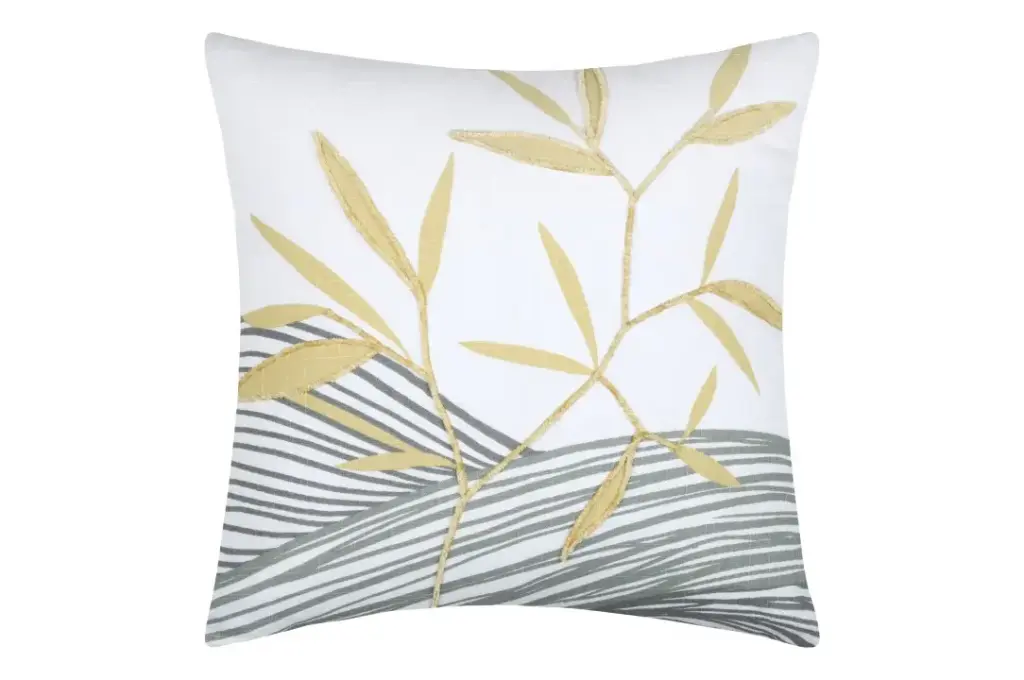 Yuki coussin 40x40 moutarde 