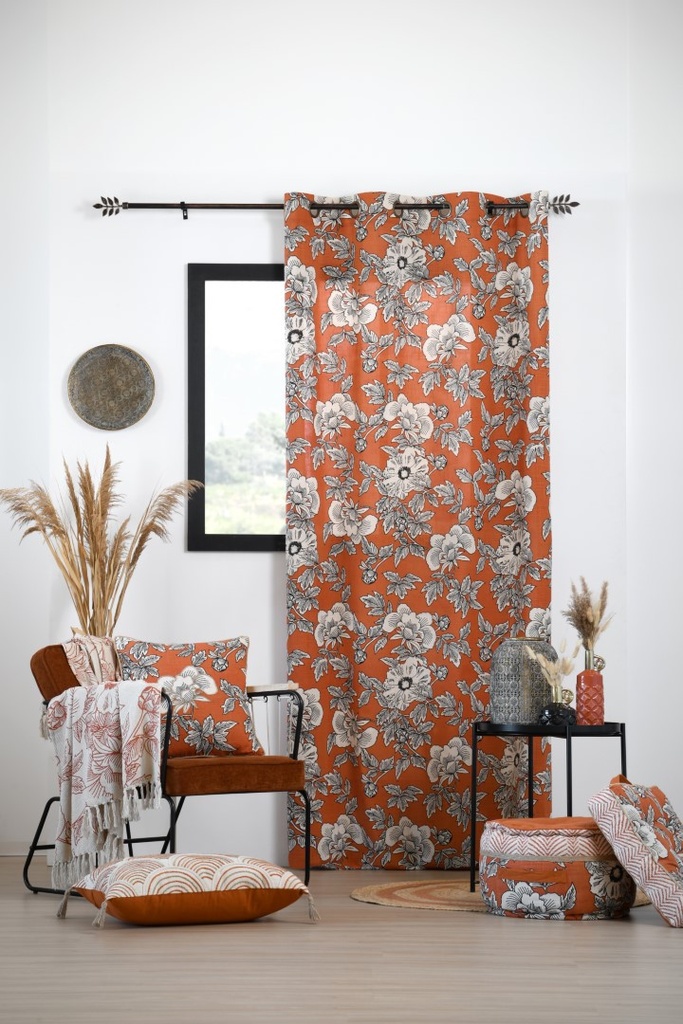 Galicia coussin 45x45 orange