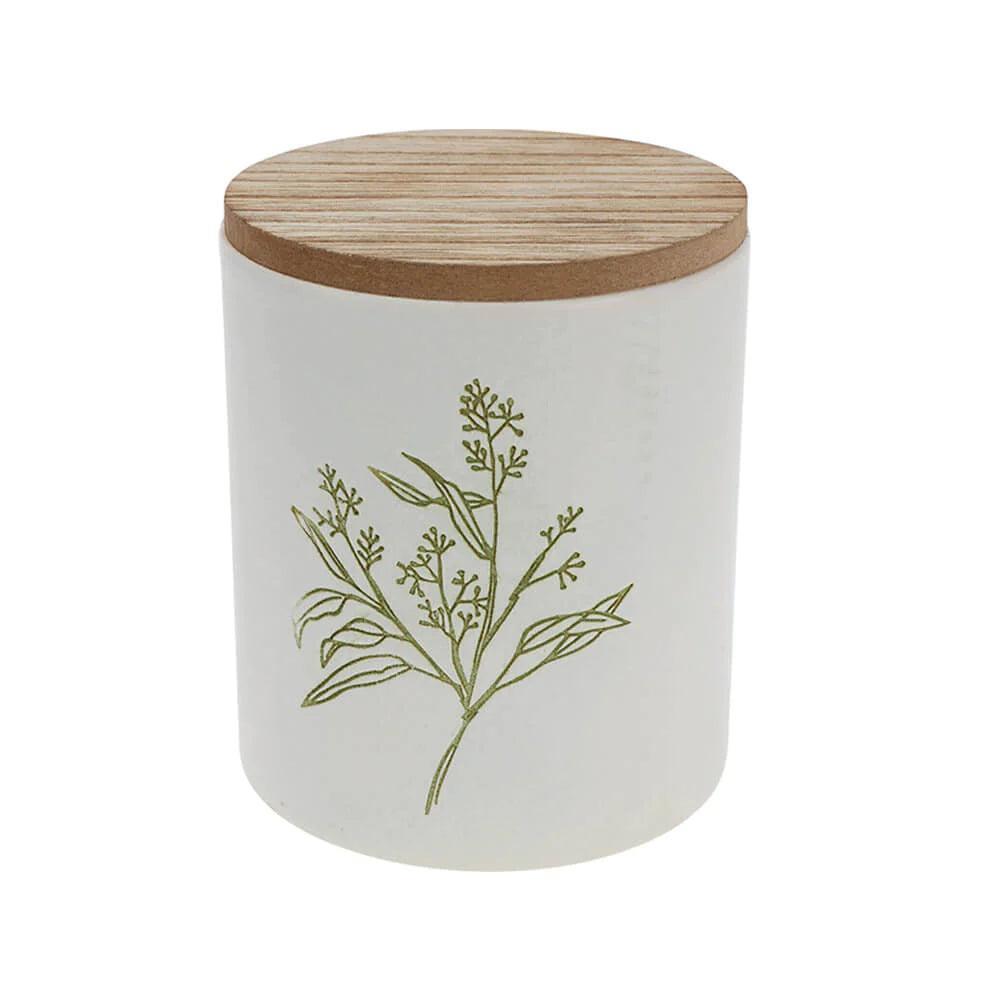 Bougie parfumée fleurs jaune