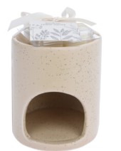 Brûleur à huile avec cire parfumée "lily"