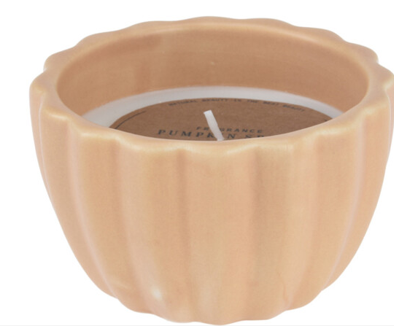 Bougie parfumée en pot beige