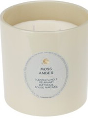 Bougie parfumée ambre mousse