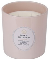 Bougie parfumée rose & bois d'oud
